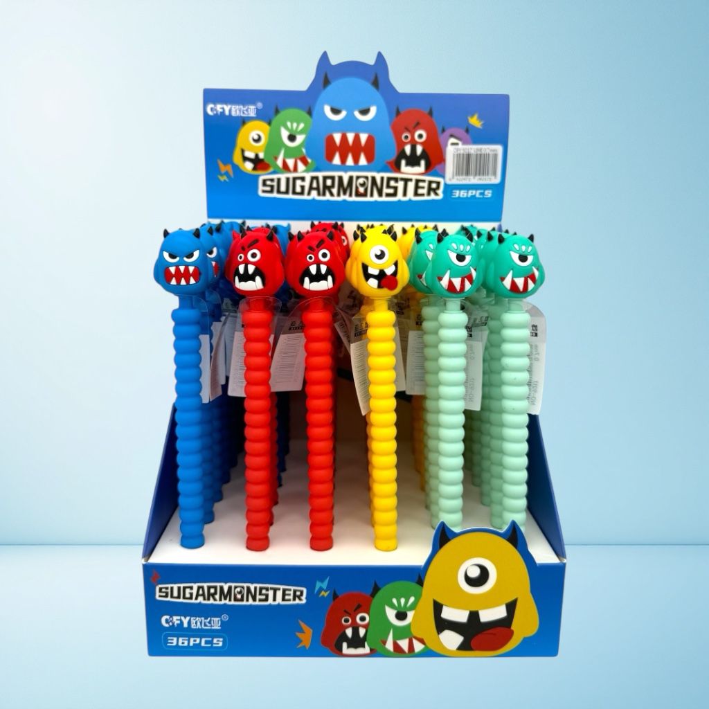 NO.9217 SEVİMLİ MONSTER FİGÜRLÜ VERSATİL 0.7 UÇLU 36’LI PAKET